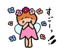 Popochan of the fairy of the flower sticker #8485392