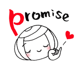 writing brush girl vol.8 sticker #8486109