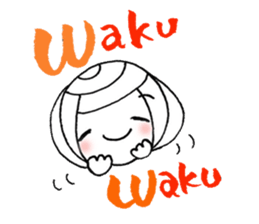 writing brush girl  vol.8 sticker #8486118