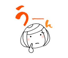 writing brush girl vol.8 sticker #8486123