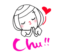 writing brush girl  vol.8 sticker #8486126