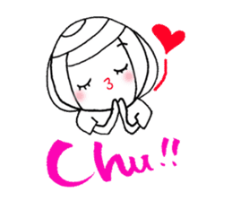 writing brush girl vol.8 sticker #8486126