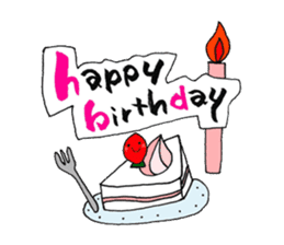 writing brush girl vol.8 sticker #8486135