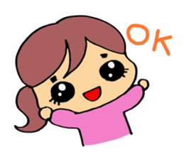 Examinee of girl! sticker #8486895