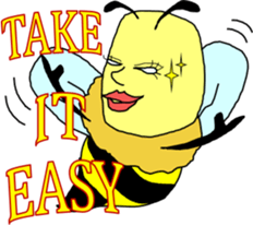 A sexy bee 2 sticker #8487660