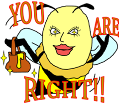 A sexy bee 2 sticker #8487670