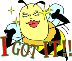 A sexy bee 2 sticker #8487672