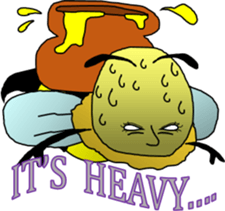 A sexy bee 2 sticker #8487674