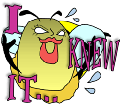 A sexy bee 2 sticker #8487684