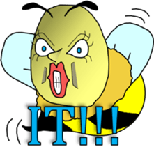 A sexy bee 2 sticker #8487694