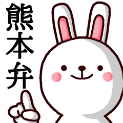 Kumamoto dialect rabbit