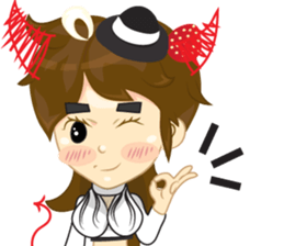 Lady six to fun sticker #8488460