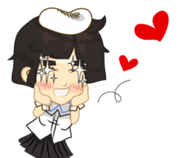 Lady six to fun sticker #8488468