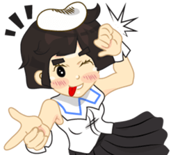 Lady six to fun sticker #8488469