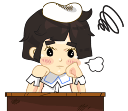 Lady six to fun sticker #8488470