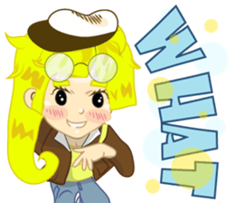 Lady six to fun sticker #8488472