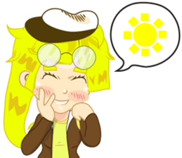 Lady six to fun sticker #8488474