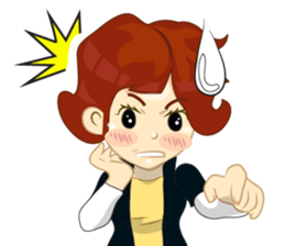 Lady six to fun sticker #8488481