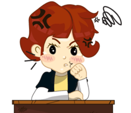 Lady six to fun sticker #8488483