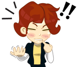 Lady six to fun sticker #8488484