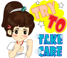 Lady six to fun sticker #8488486