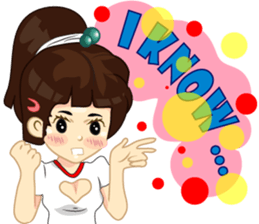 Lady six to fun sticker #8488487