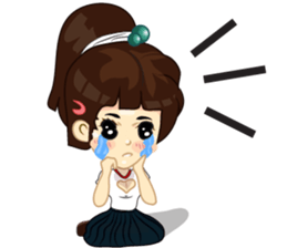 Lady six to fun sticker #8488488