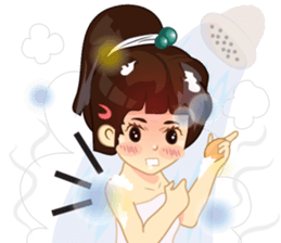 Lady six to fun sticker #8488489