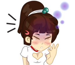 Lady six to fun sticker #8488492