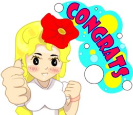 Lady six to fun sticker #8488493