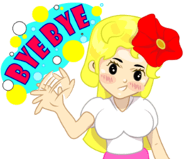 Lady six to fun sticker #8488494