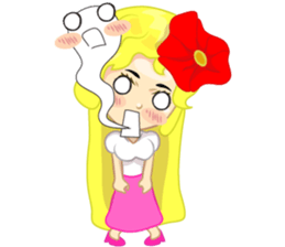 Lady six to fun sticker #8488497