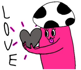 Cool mushroom sticker modified version sticker #8488640