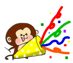 Loose animal Year-end,New Year holidays sticker #8488697