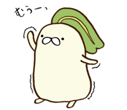 Poyo Taro - feel free to push ~ sticker #8488960