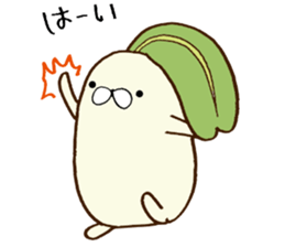 Poyo Taro - feel free to push ~ sticker #8488962