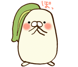 Poyo Taro - feel free to push ~ sticker #8488965