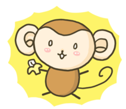 Everyday "SARURI MONKEY" sticker #8489329