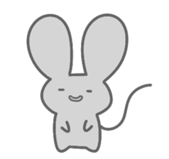 Rabbit&Mouse sticker #8489542