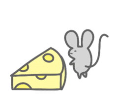 Rabbit&Mouse sticker #8489564