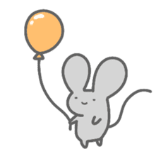 Rabbit&Mouse sticker #8489567