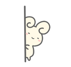 Rabbit&Mouse sticker #8489576