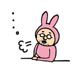 rabbit_oldfart sticker #8490428