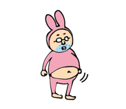 rabbit_oldfart sticker #8490431