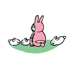 rabbit_oldfart sticker #8490434