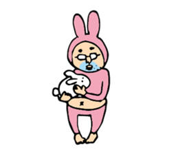 rabbit_oldfart sticker #8490441