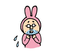 rabbit_oldfart sticker #8490446