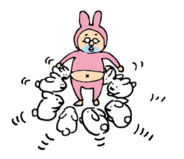 rabbit_oldfart sticker #8490451
