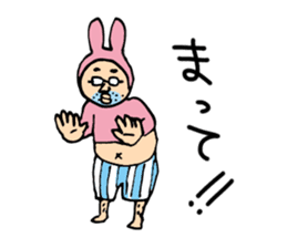 rabbit_oldfart sticker #8490453