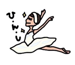Pleasant ballet life 2 sticker #8490625